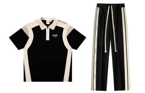 Coca Cola Casual Sweatpants Set Unisex