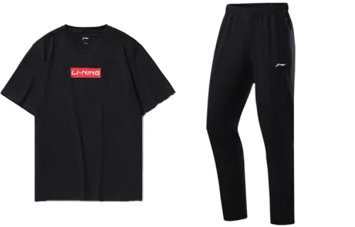Li Ning Casual Sportswear Men's Crew Neck Moderate