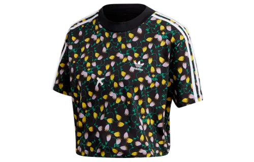 Adidas Originals print-detail T-shirt