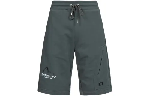 EVISU Casual Shorts Men's Dark Gray Moderate