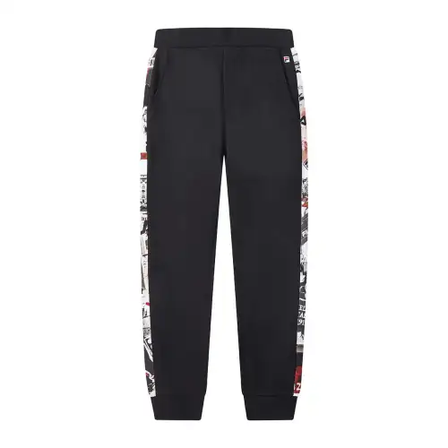 FILA Casual Pants Men's Jet Black