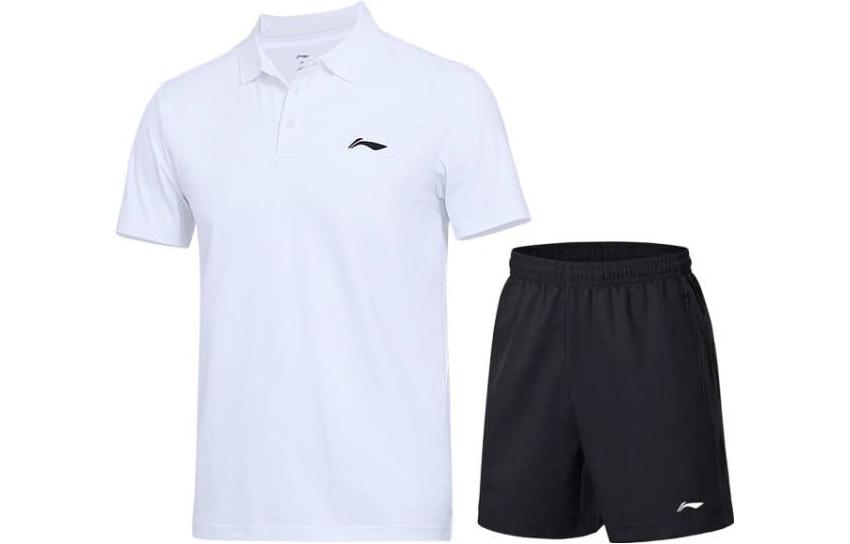 Li Ning Badminton Collection Casual Sportswear Men's Polo Collar Moderate