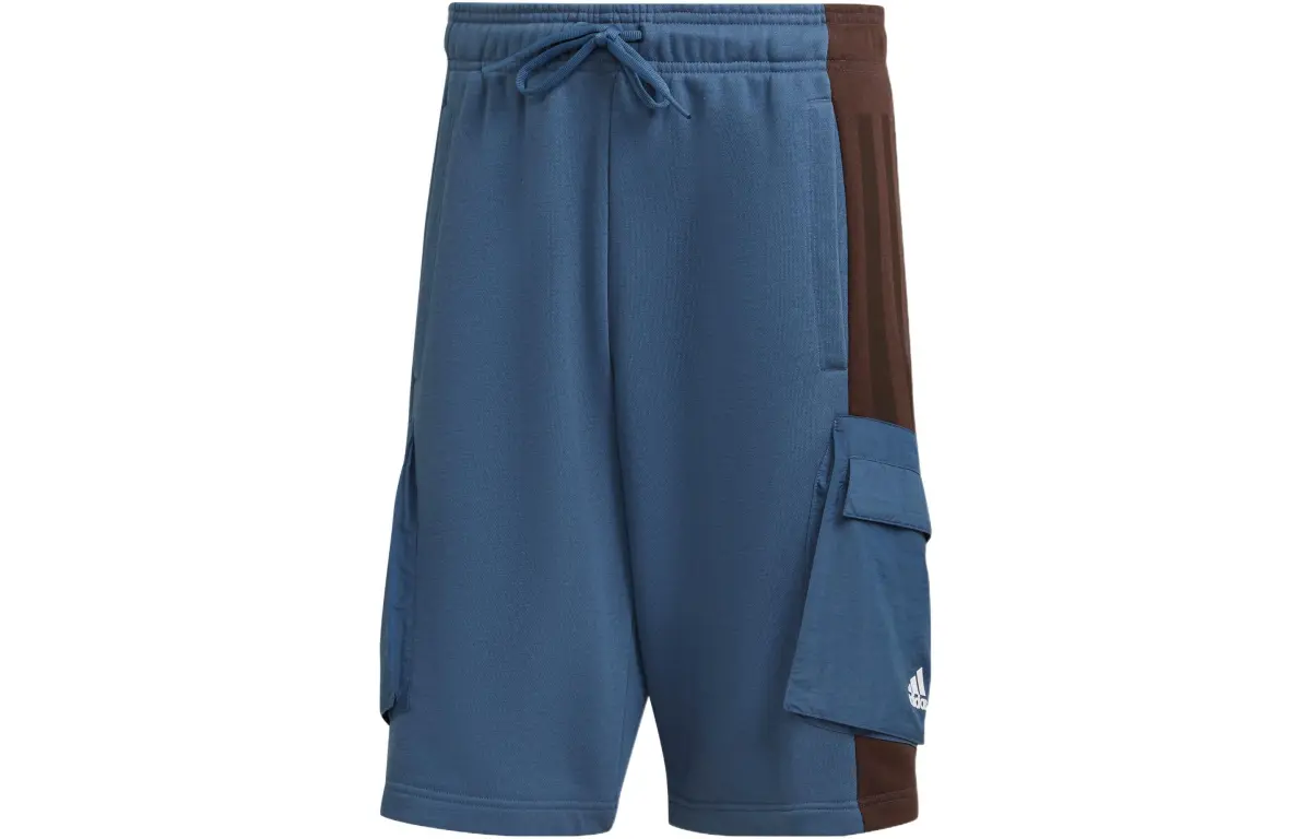 Adidas Casual Shorts Men's Blue Moderate