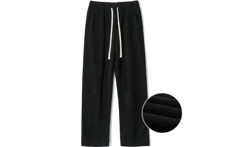 JEANSWEST Casual Pants Unisex Moderate Straight Fit Pants