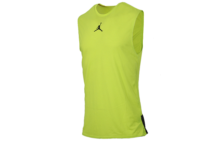 Jordan Basketball Jerseys Men’s Neon Yellow Moderate Straight Fit