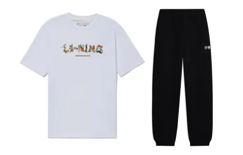 Li Ning Casual Sportswear Men's Crew Neck Moderate