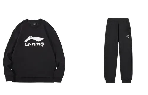 Li Ning Casual Sportswear Men's Crew Neck Moderate