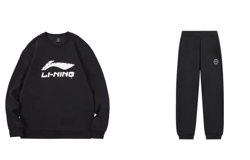 Li Ning Casual Sportswear Men's Crew Neck Moderate