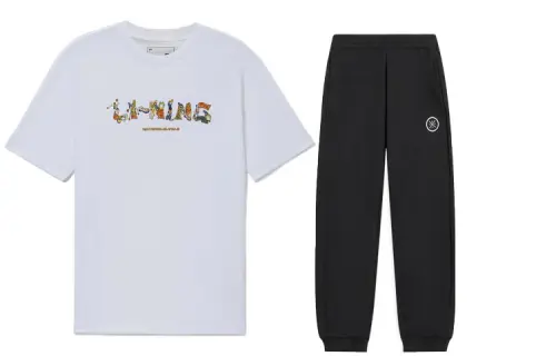 Li Ning Casual Sportswear Men's Crew Neck Moderate