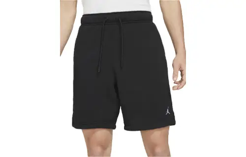 Jordan Casual Shorts Men's Black Thickened And Fleece Lined