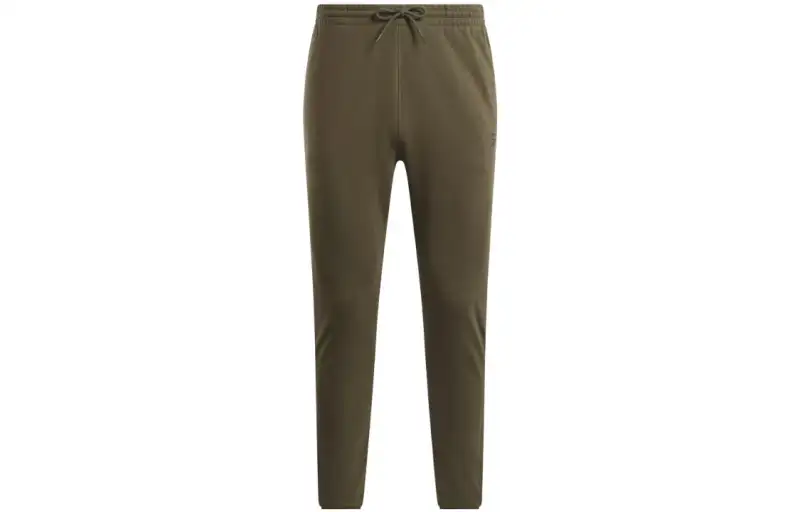 Reebok Casual Pants Men's Green Moderate Straight Fit Pants