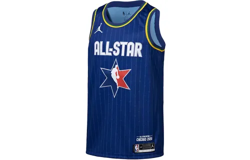 Jordan Basketball Jerseys Men's Blue Moderate Straight Fit