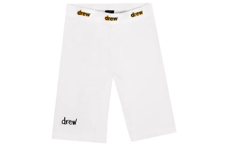 Drew house Letter Logo Series Sports Shorts Unisex White Moderate