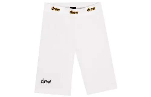 Drew house Letter Logo Series Sports Shorts Unisex White Moderate