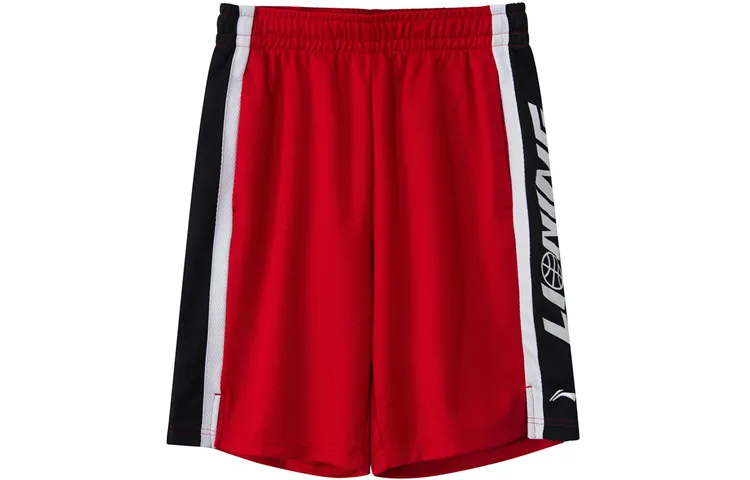 Li Ning Sports Basketball Collection Basketball Shorts Men's Red