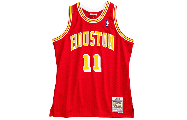 Mitchell Ness Basketball Jerseys Unisex Red Moderate Bib & Brace
