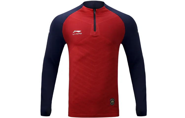Li Ning Soccer Jerseys Men's Red Moderate Straight Fit