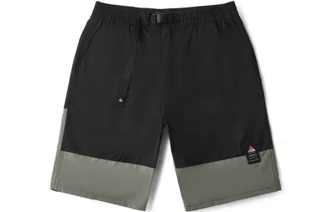 Vans Sports Shorts Men's Black Moderate Straight Fit Pants