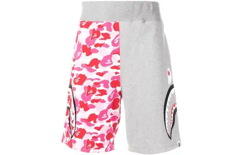 A BATHING APE Casual Shorts Men's Pink Moderate
