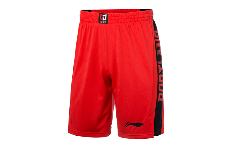 Li Ning Sports Basketball Collection Basketball Shorts Men’s Bright Neon Moderate Bermuda Shorts