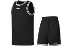 Li Ning Sports Basketball Collection Basketball Apparel Set Men's Black