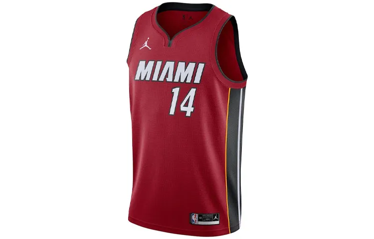 Nike NBA Basketball Jerseys Men's Red Moderate Straight Fit