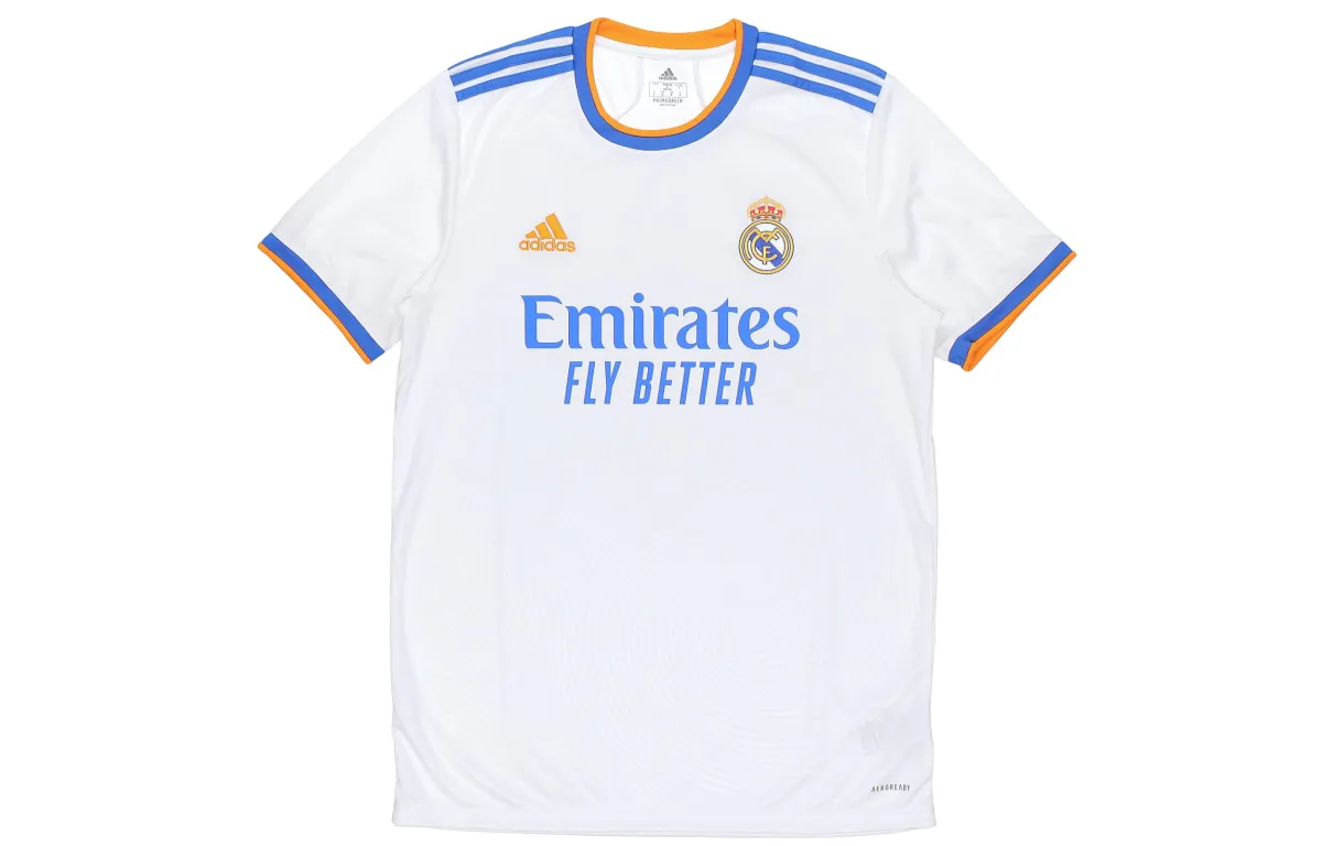 Adidas Real Madrid Soccer Jersey Fan Edition Men's White
