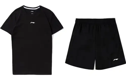Li Ning Casual Sportswear Men's Crew Neck Moderate