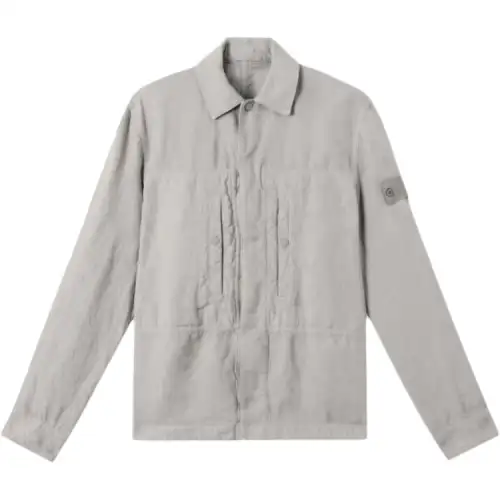 STONE ISLAND Shirt Men's Gray White