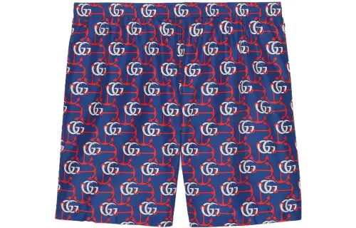 GUCCI Gg Anchor Print Swim Shorts