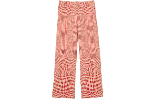 Burberry Casual Pants Men's Red
