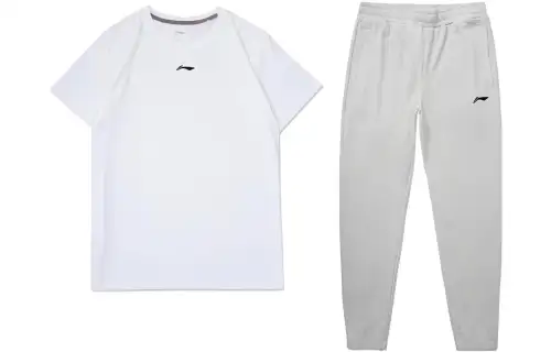 Li Ning Casual Sportswear Men's Crew Neck Moderate