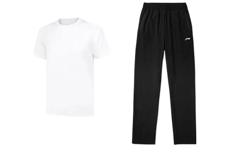 Li Ning Casual Sportswear Men's Crew Neck Moderate