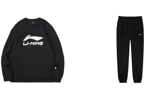 Li Ning Casual Sportswear Men's Crew Neck Moderate