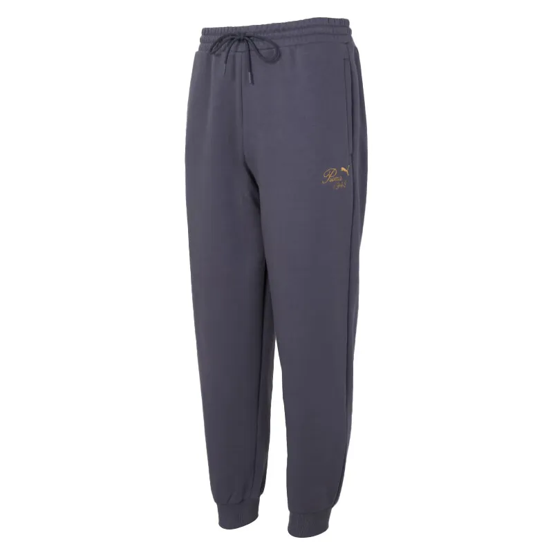 PUMA Casual Pants Unisex Gray Moderate Cuffed Pants