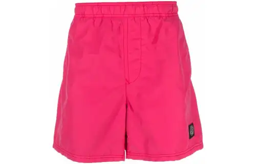 STONE ISLAND Logo-patch Swim Shorts