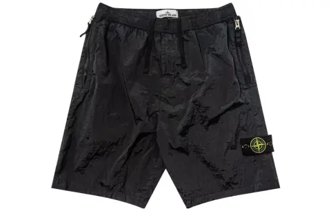 STONE ISLAND Casual Shorts Men's Black