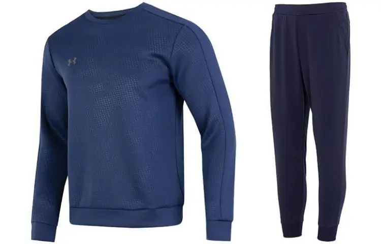 Under Armour Casual Sportswear Sets Men's Crew Neck Moderate
