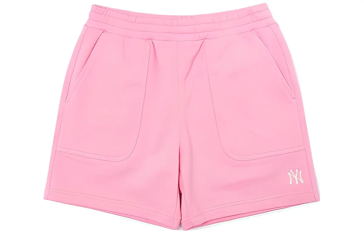 MLB Basic Logo Casual Shorts Unisex Pink