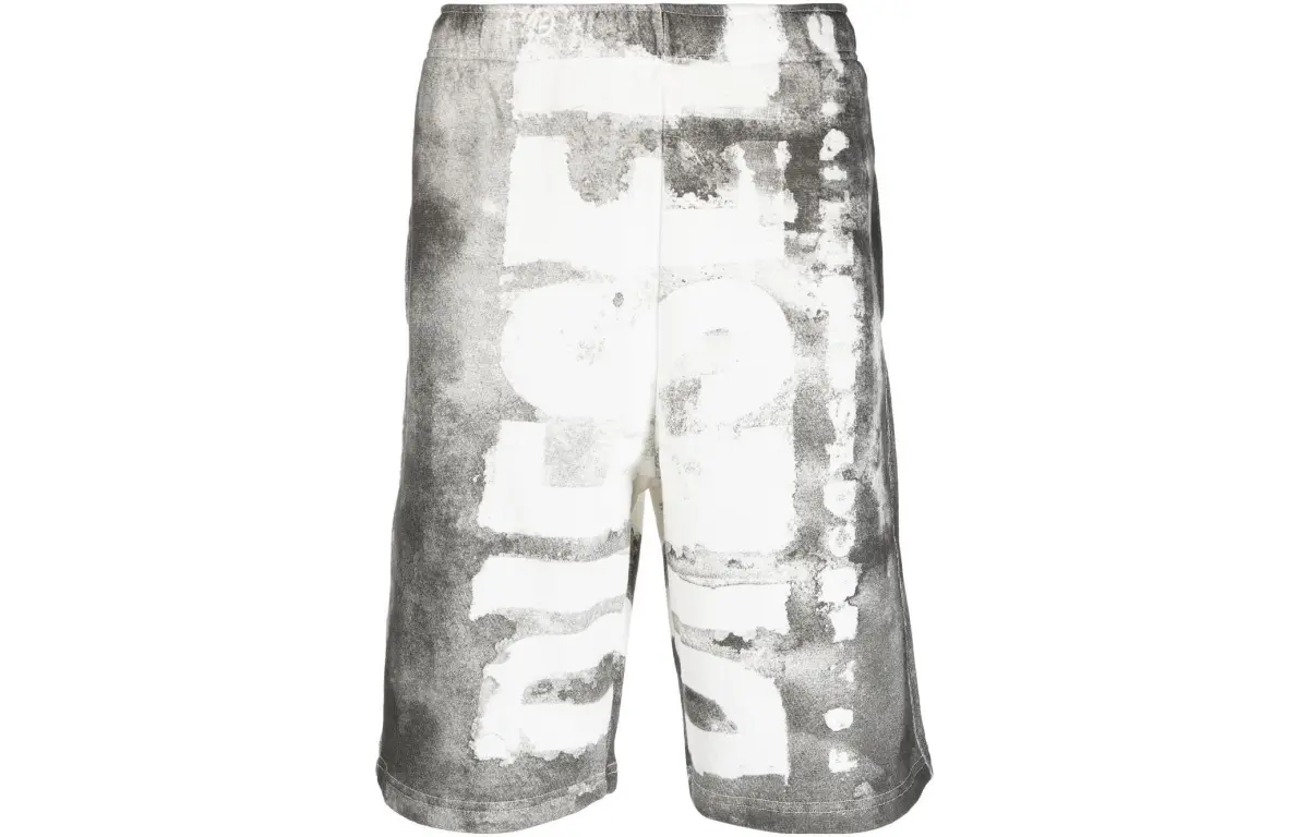 DIESEL Logo Printed Bermuda Shorts
