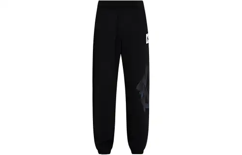 EVISU Casual Pants Men's Black Moderate Cuffed Pants
