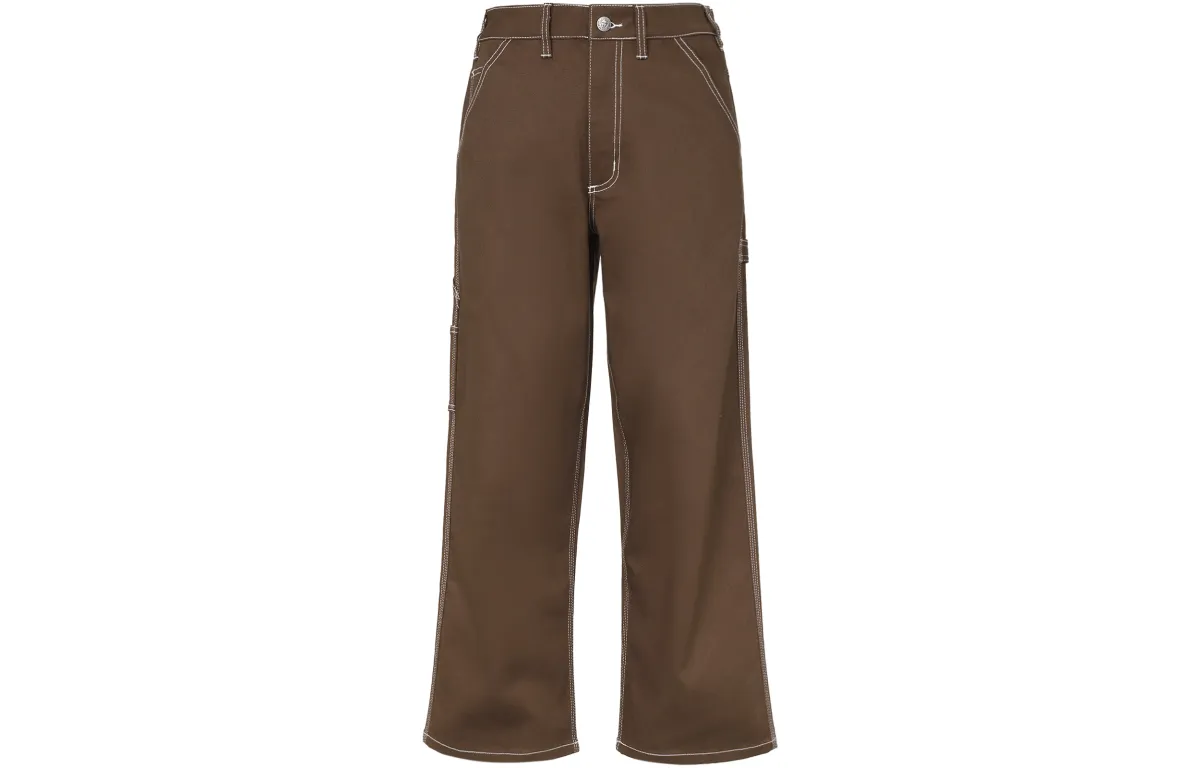 Nike Casual Pants Men's Brown Moderate Straight Fit Pants
