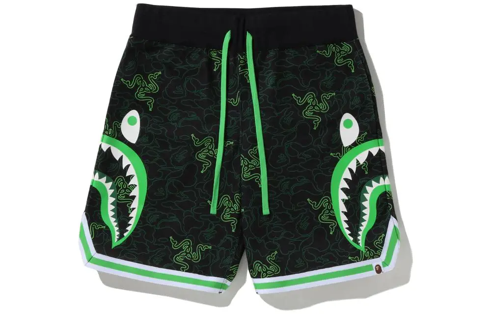 A BATHING APE x Razer Bape FW22 Casual Shorts Men's Bright Green