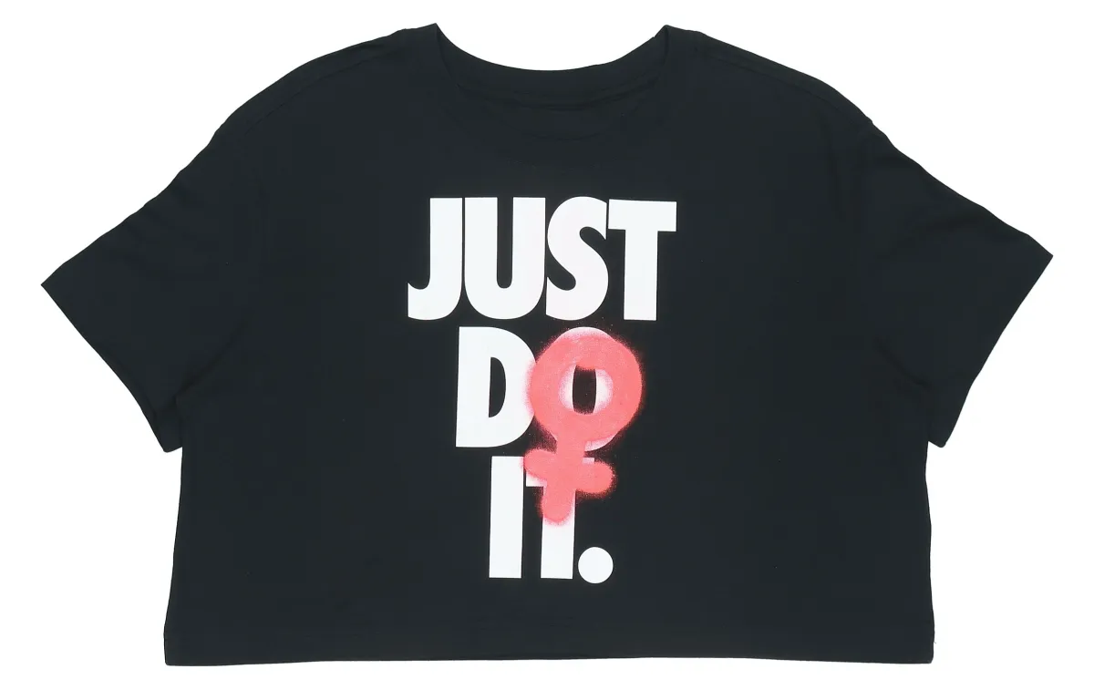Nike Crop Tops Women's Crew Neck Moderate
