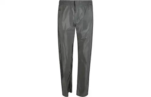 PRADA Casual Pants Men's Gray Moderate Straight Fit Pants