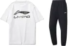 Li Ning Casual Sportswear Men's Crew Neck Moderate