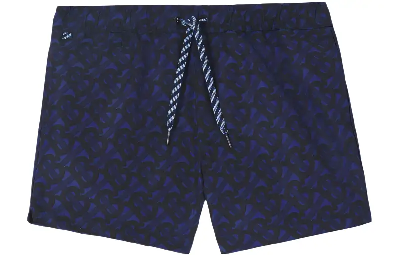 Burberry Beach Shorts Men's Blue