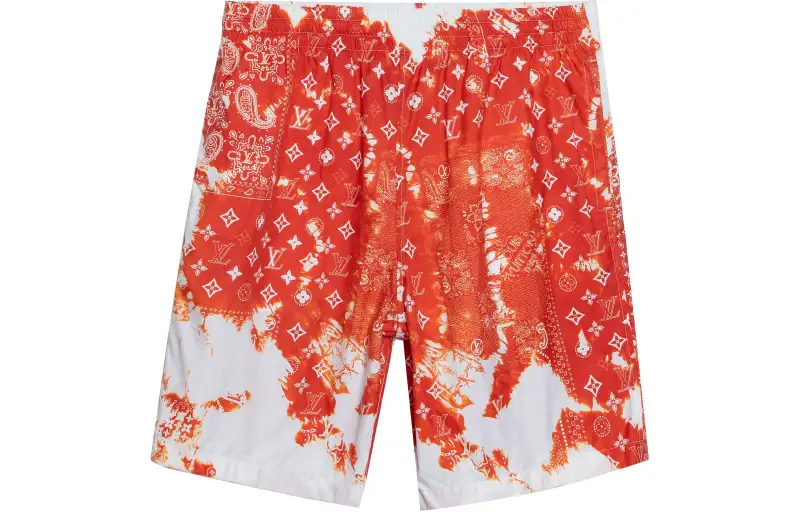 LOUIS VUITTON Bandana Board Swim Shorts