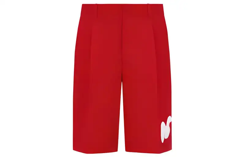 DIOR SS23 Chinese New Year Casual Shorts Men's Red Moderate