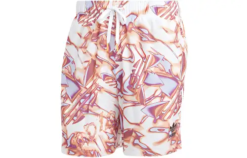 Adidas Originals Allover Print Swim Shorts Casual Shorts Men's Sun Orange